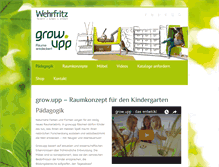 Tablet Screenshot of grow-upp.info